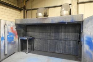 Steel Sheeted Spray Booth