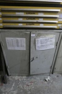 Steel Cabinet With Assorted Files