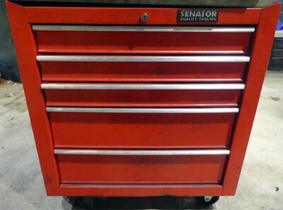 Senator 5 Drawer Mobile Tool Cabinet