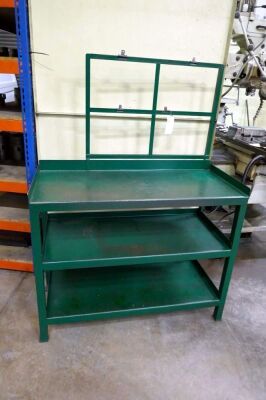 Steel Work Bench 1100mm x 1000mm x 500mm