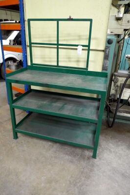 Steel Work Bench 1100mm x 1000mm x 500mm