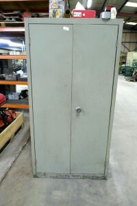 Steel Cabinet And Contents, Assorted Sockets & Spanners