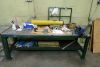 Steel Work Bench With Vice,2500mm x 900mm x 800mm NOT CONTENTS