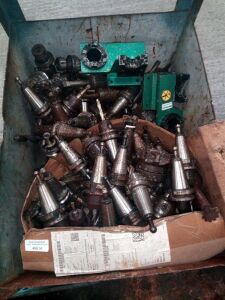 Stillage with various BT40 Tooling