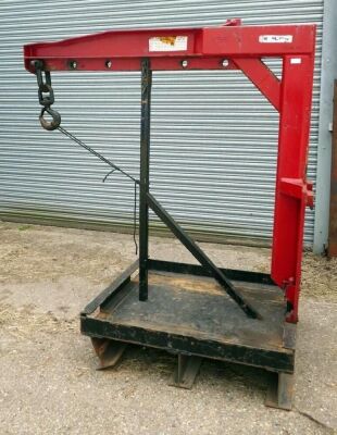 Contact Forklift Jib Attachment, Model 600-65, 6500Kg Max Lift