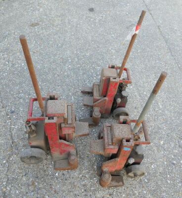 Assorted Jung Hydraulic Lifting Jacks 3 Off