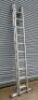 Zarges Aluminium Double Ladder - 2