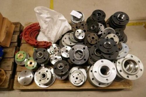 Large Quantity Of Assorted Flanges