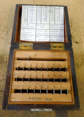 Coventry Gauge Slip Gauge Set