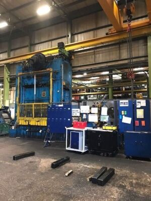 Wilkins & Mitchell Mechanical Progression Press with Coil Feed
