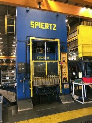 Spiertz FZE25 Mechanical Progression Press with Coil Feed