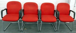 4 Off Reception Chairs