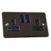 Black Nickel With Black Insert Flat Plate (Qty 309) - 9