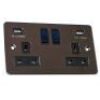 Black Nickel With Black Insert Flat Plate (Qty 309) - 10