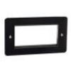 Black Nickel With Black Insert Flat Plate (Qty 309) - 12