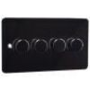 Black Nickel With Black Insert Flat Plate (Qty 309) - 15