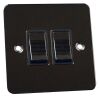 Black Nickel With Black Insert Flat Plate (Qty 309) - 17