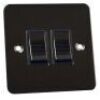 Black Nickel With Black Insert Flat Plate (Qty 309) - 17