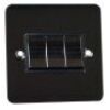 Black Nickel With Black Insert Flat Plate (Qty 309) - 18