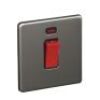 Brushed Chrome With Black Insert Screw Less Plate (Qty 1775) - 5