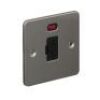 Brushed Chrome With Black Flat Plate Insert (Qty 300) - 2