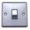 Brushed Chrome With Black Classic Insert (Qty 655) - 16