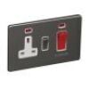 Brushed Chrome With White Insert Screw Less Plate (Qty 274) - 2
