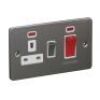 Brushed Chrome With White Insert Flat Plate (Qty 320) - 6