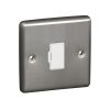 Brushed Chrome With White Insert Classic Plate (Qty 354) - 5