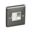 Brushed Chrome With White Insert Classic Plate (Qty 354) - 7