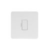 Matt White Metal With White Insert Screw Less Plate (Qty 1772)