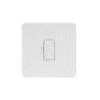 Matt White Metal With White Insert Screw Less Plate (Qty 1772)