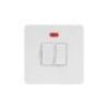 Matt White Metal With White Insert Screw Less Plate (Qty 1772) - 4