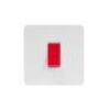 Matt White Metal With White Insert Screw Less Plate (Qty 1772) - 6