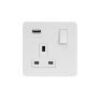 Matt White Metal With White Insert Screw Less Plate (Qty 1772) - 9