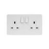 Matt White Metal With White Insert Screw Less Plate (Qty 1772) - 10