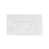 Matt White Metal With White Insert Screw Less Plate (Qty 1772) - 14