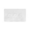 Matt White Metal With White Insert Screw Less Plate (Qty 1772) - 14
