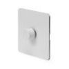 Matt White Metal With White Insert Screw Less Plate (Qty 1772) - 16