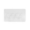 Matt White Metal With White Insert Screw Less Plate (Qty 1772) - 18