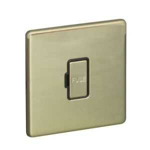 Polished Brass With Black Insert Screw Less Plate (Qty 249)