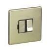 Polished Brass With Black Insert Screw Less Plate (Qty 249) - 3