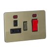 Polished Brass With Black Insert Screw Less Plate (Qty 249) - 6