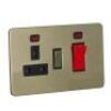 Polished Brass With Black Insert Screw Less Plate (Qty 249) - 6