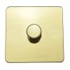 Polished Brass With Black Insert Screw Less Plate (Qty 249) - 13