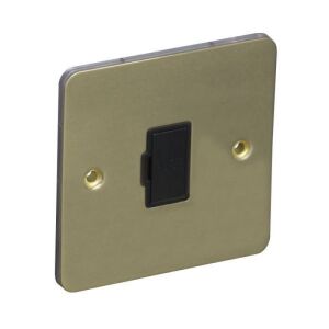 Polished Brass With Black Insert Flat Plate (Qty 298)