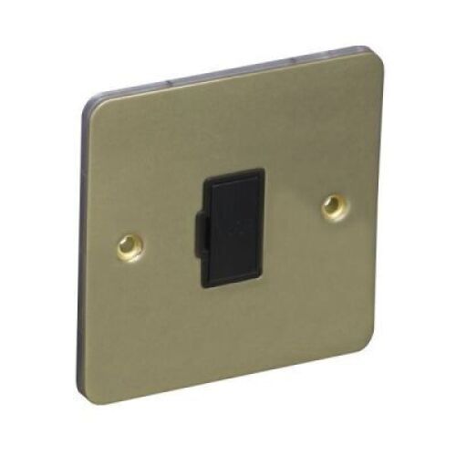 Polished Brass With Black Insert Flat Plate (Qty 298)