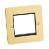 Polished Brass With Black Insert Flat Plate (Qty 298) - 11