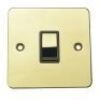 Polished Brass With Black Insert Flat Plate (Qty 298) - 16