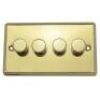 Polished Brass With Black Insert Classic Plate (Qty 493) - 15
